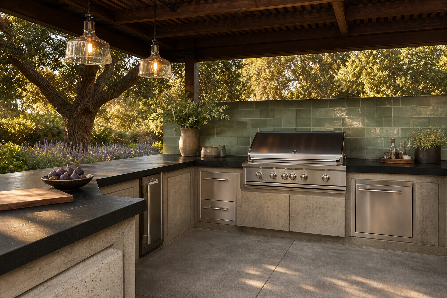 Outdoor Kitchens material detail