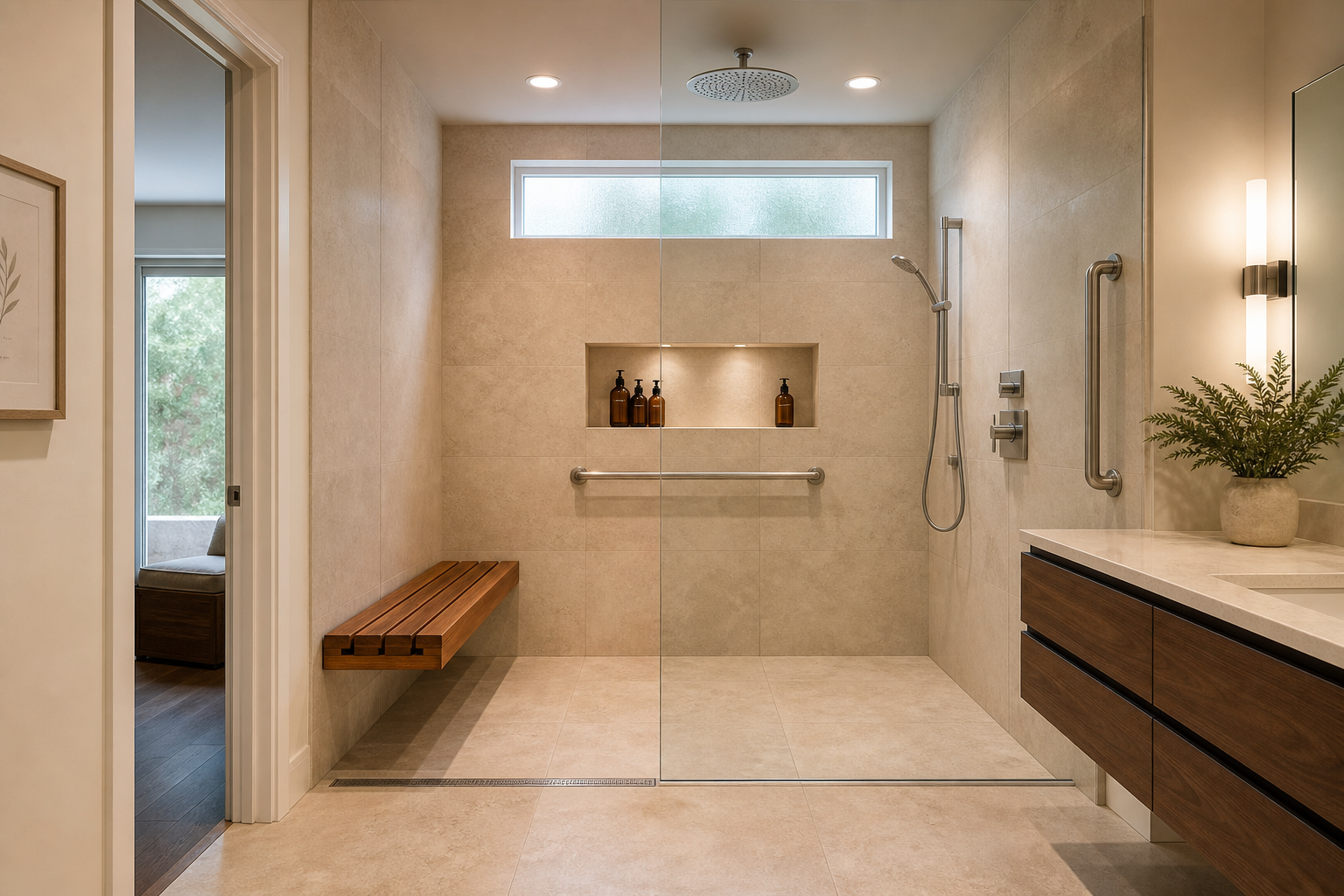 Curbless ADA walk-in · Rocklin
