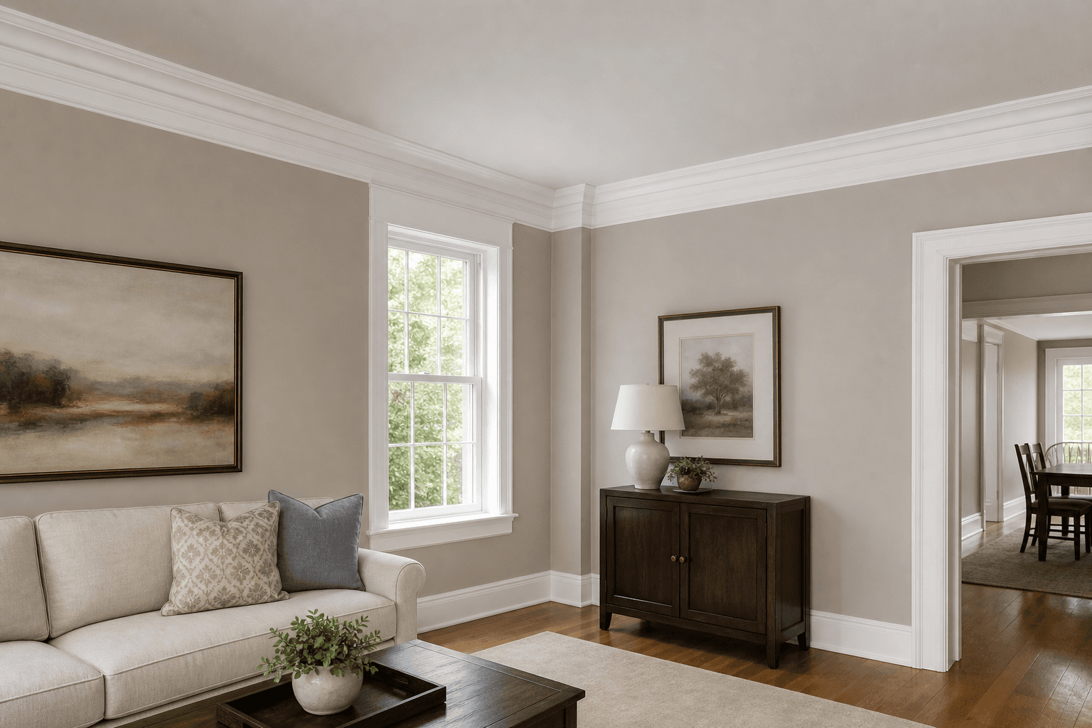 Crown molding + trim
